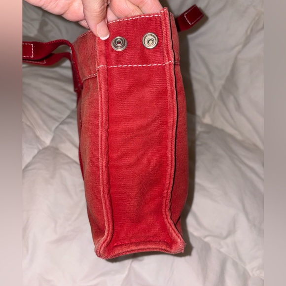 RED HERMÈS TOTE Deauville PM - Picture 10 of 17